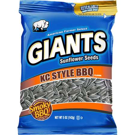 GIANT SNACK Giants Barbecue Seeds 5 oz., PK12 33575